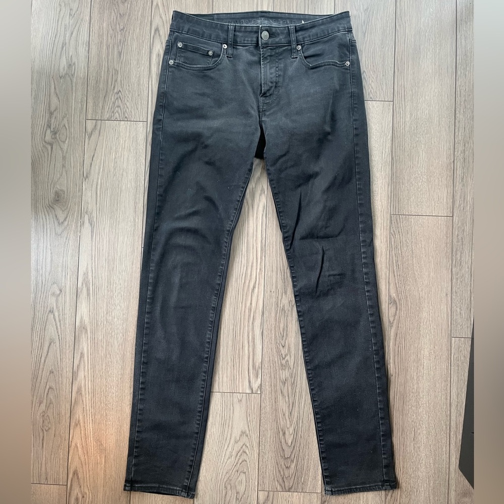 American Eagle Skinny Jeans Washed Black 32x34